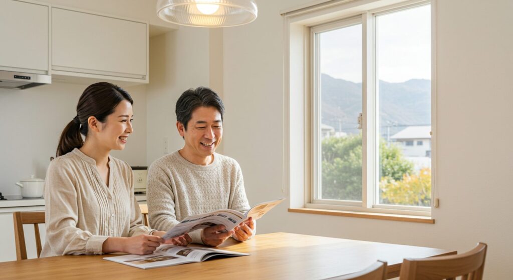 インプラスリフォームの効果に満足している夫婦